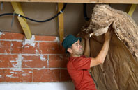 Old Wolverton tapered roof insulation